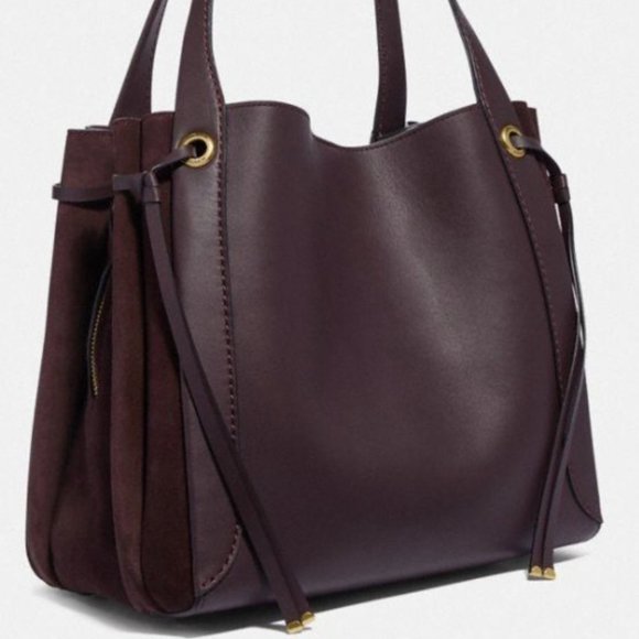 ❤️SOLD❤️ Coach Harmony Hobo Mixed Leather Suede - Picture 5 of 16